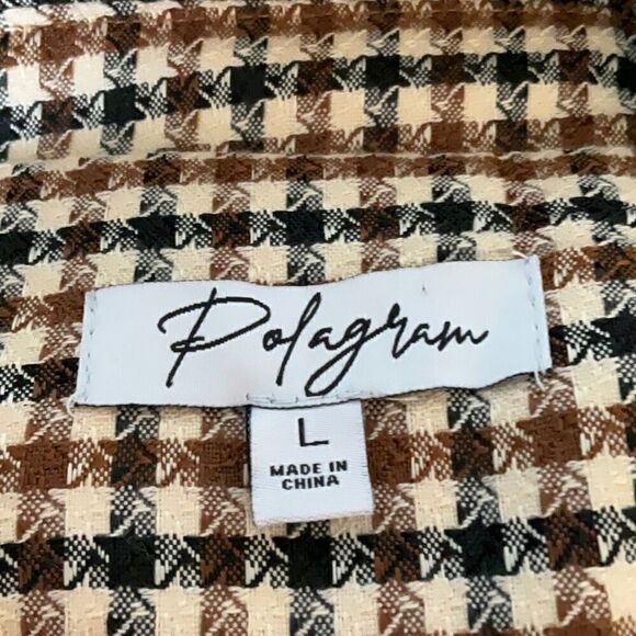Polagram Plaid Blazer, L. Perfect layering Piece for Fall! Prep, Office Siren, s - Picture 13 of 16